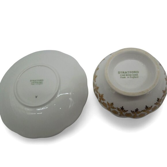 STRATFORD Bone China TEA Cup Yellow Rose Floral Design Vintage - Picture 11 of 11